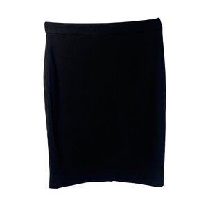 Banana Republic Black Wool Blend Skirt – Size 4, Elegant Design